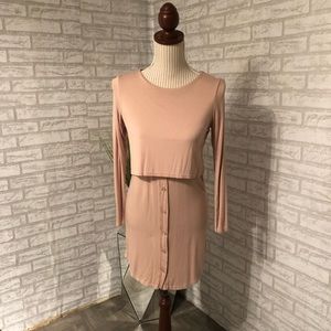 Taupe dress